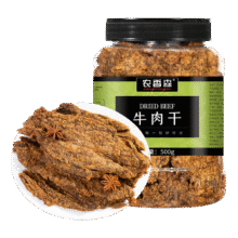 plus：农香森 内蒙古手撕香辣牛肉干500g风干五香沙爹熟食即食牛肉脯休闲零食66.41元