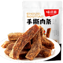 京东PLUS:味滋源 手撕肉条100g袋装五香味肉条肉干休闲零食解馋办公室休闲小吃4.41元（需领券）