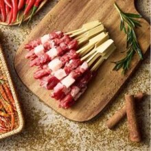 草原宏宝 原切羊肉小串 240g*3袋 约60串新低29.6元包邮