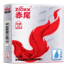 88VIP：赤尾 zioxx 铂金至尊无储 003玻尿酸安全套 3片*10件41.87元