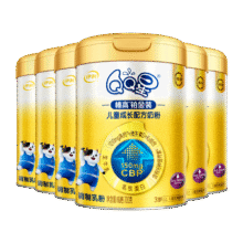 伊利QQ星榛高铂金儿童成长奶粉4段3岁+ CBP/DHA/乳铁蛋白/高钙 700g*61346.4元（需领券）