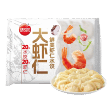 思念 大虾仁水饺 400g*5件59.5元包邮（合11.9元/件）