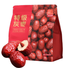 百亿补贴：京东京造 特级灰枣1kg 新疆若羌红枣煮粥煲汤 果干零食大枣26.82元