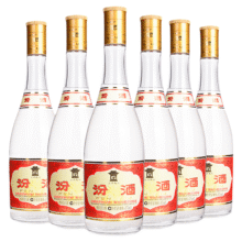 汾酒 53度玻汾黄盖475mL*6瓶240元、包邮