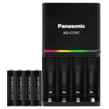 plus会员：eneloop 4HCCA 7号镍氢充电电池 1.2V 900mAh 充电套装 快速版 黑色 4粒装107.96元