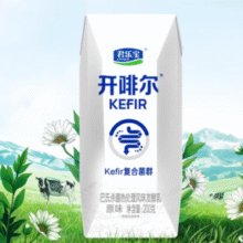 君乐宝 开啡尔 巴氏杀菌热处理风味发酵乳酸奶 200g*24盒￥33.97 3.8折