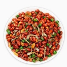 小鱼花生米下酒菜烧烤店同款 250g*2袋4.49元包邮
