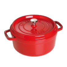 珐宝（staub）法国进口珐琅铸铁锅平底煲汤锅具双耳炖锅烹饪锅具电磁炉 樱桃红 22cm1214.7元 (券后省0.85)