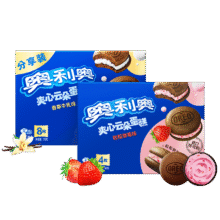 需首购、微信小程序、PLUS会员: 奥利奥 夹心云朵蛋糕  草莓味+牛乳味 共12枚 264g12.13元（需领券）
