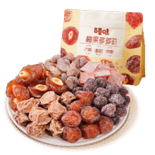 百草味 混合口味话梅杨梅葡萄干蜜饯 500g14.9元