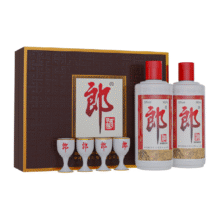郎牌郎酒53度白酒礼盒536.91元（合268.46元/件）