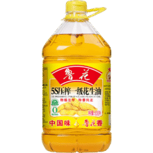 鲁花 食用油  5S物理压榨一级花生油 3.06L*1桶84.8元（需领券）