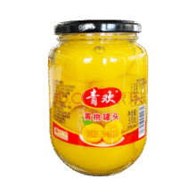青欢 黄桃罐头整箱大罐水果罐头 510克*1罐￥4.40