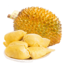 趣尝鲜泰国进口金枕榴莲 新鲜带壳 3-4斤/个 当季水果生鲜 源头直发包邮89.9元