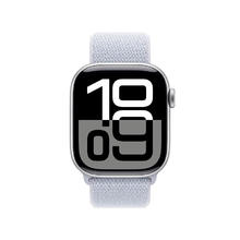 苹果 Apple Watch Series 10 GPS款 智能手表 42mm 银色铝金属表壳 青云色回环式运动表带1986.68元