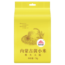 CHAIHUODAYUAN/柴火大院 内蒙古黄小米 1kg10.9元（需领券）