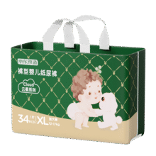 京东京造 婴儿拉拉裤 全包臀裤型尿裤尿不湿 Cloud系列XL码34片(12-17kg)39.9元 (月销1w+)