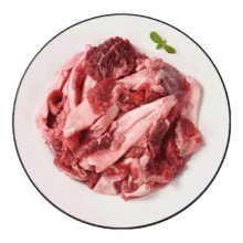 小牛纪 澳洲原切筋头巴脑 净重4斤 新鲜牛肉牛筋碎肉炖煮食材源头直发72.83元