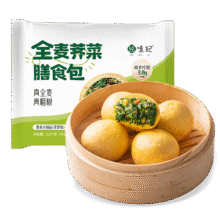 悦味纪 全麦荠菜膳食包 1.2kg、12个148.4元（需领券，合29.68元/件）