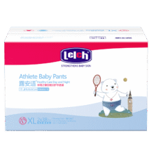 露安适（Lelch）体育之星拉拉裤XL76片(12-17kg)日用薄护适动 婴儿尿不湿 学走裤237元（合79元/件）