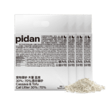 pidan混合猫砂 木薯豆腐30%:70%  2.4kg*4包吸臭结团不沾底自营猫砂48.07元