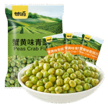 plus：甘源蟹黄味青豌豆青豆豌豆粒休闲零食办公室食品坚果炒货特产小吃285g20.43元（需领券，合6.81元/件）