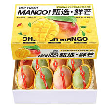 精选四川攀枝花凯特芒果4.5斤（特大果）单果600g-1200g+14.9元（需买2件，需用券）
