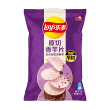 Lay's/乐事 原切香芋片 休闲零食 60g 醇香海盐黑椒味 1袋0.46元