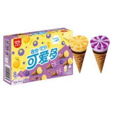 可爱多迷你可爱多甜筒柚子&蓝莓口味冰淇淋20g*8支124.28元（需领券，合9.56元/件）或凑单到手更低