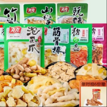 再降价、88VIP：有友 泡椒零食合集 任选6件+赠1件合3.79元/件，22.74元包邮+426淘金币(需用券)