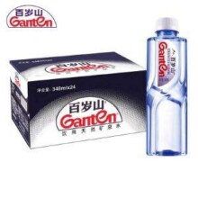 百岁山 饮用天然矿泉水 348mL*24瓶28元包邮