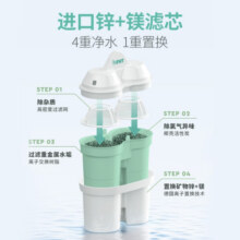 倍世（BWT） 家用净水壶滤芯滤水壶过滤壶通用 欧洲进口过滤芯技术儿童成长款 锌加镁滤芯套装 3支138元