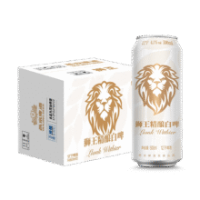 plus：狮王 精酿白啤 500ml、12罐130.24元（合65.12元/件）