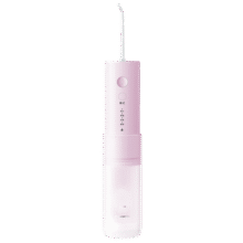 松下（Panasonic） 冲牙器 洗牙器 水牙线 小圆管 牙齿清洁器家用便捷式正畸专用口腔清洁520情人节礼物送男友送女友 DJ33 芝士草莓粉(升级Type-c) 1支喷头359元