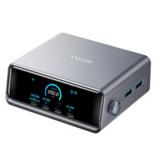 【国家3C认证】Anker Prime安克250W智能屏显桌面充电站多口氮化镓充电器PD快充头USB插座适用Macbook笔记本1549元 (券后省220)