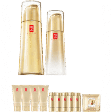 羽西鎏金套装（水+乳液）修护补水保湿淡纹护肤品礼盒生日礼物送女友285.47元（需领券）