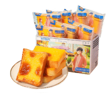 三只松鼠 厚岩烧乳酪吐司 520g/箱9.9元（需领券）(微信小程序购买)