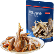 史低！京东京造 香酥小黄鱼100g 即食海鲜小鱼干零食高蛋白 孕妇可食用9.78元/件（需买5件）