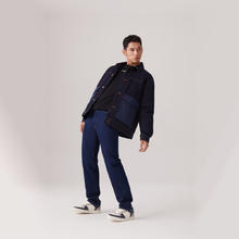李维斯 Levi's 24秋季男士时尚休闲拼接款型御寒羽绒服牛仔外套 蓝色 L231.9元