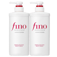 Plus:FINO芬浓 透润美容液护发素550ml*2 发膜级滋养润发乳烫染受损顺滑49.2元