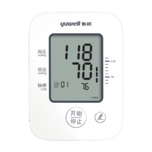 鱼跃（Yuwell）电子血压计660D血压仪家用血压测量仪医用高精准语音老人一键测压62.75元（需领券，需国补）
