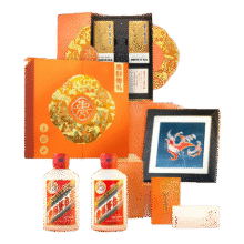 plus会员、再降价:茅台（MOUTAI）惠群贵礼 飞天小可爱 苗绣礼盒 53度 100ml*2瓶装674.68元（需领券）