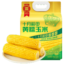 京东购物小程序:十月稻田 黄糯玉米 3.52斤(220g*8根)11.86元