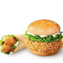 HM62【买一送一】买鸡腿堡送鸡肉卷12.8元