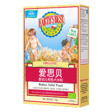 【初添第一口】爱思贝（EARTH'S BEST）地球世界德国  原装进口  有机高铁米粉  6个月 175g*1盒plus专享15.9元（需领券）