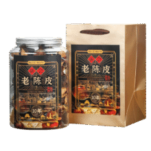 plus：立香园茶叶 陈年陈皮 广东新会特产陈皮干泡茶 生晒日晒老陈皮礼盒 老陈皮250克26.47元（需领券）