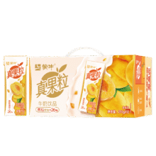 再降价，PLUS会员，限地区:蒙牛 真果粒 黄桃味250g*12盒14.16元