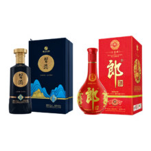 习酒印象山水贵州 酱香型白酒 53度 500mL 1瓶 +红花郎10单支装478元（需领券）