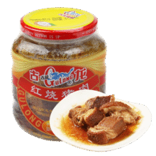 需首单：古龙 红烧猪肉罐头390g 即食 中华老字号7.55元包邮（需试用）