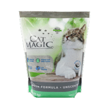 喵洁客（CAT MAGIC）美国原装进口猫砂强力结团钠基矿石猫砂低尘抗菌除臭黑标14磅70.9元 (月销9000+)